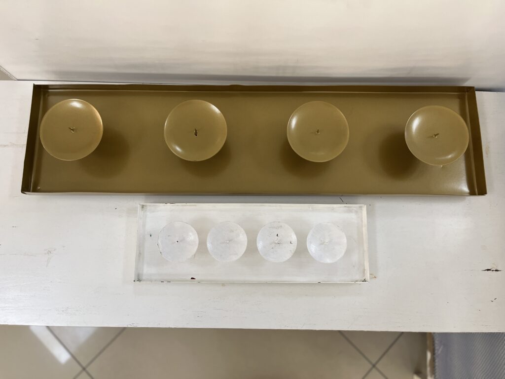 świeczniki metalowe 