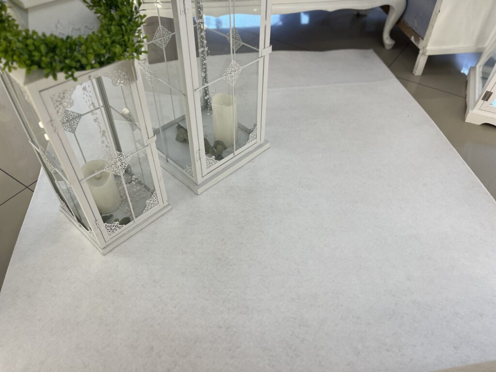 biały dywan na wesele, na ślub