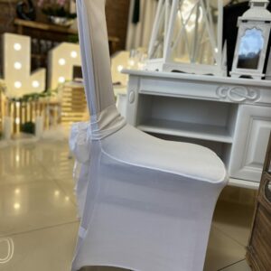 pokrowiec na krzesło biały pokrowiec na krzesło biały